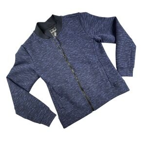 Tommy‎ John Jacket Mens Medium Indigo Heathered Full Zip